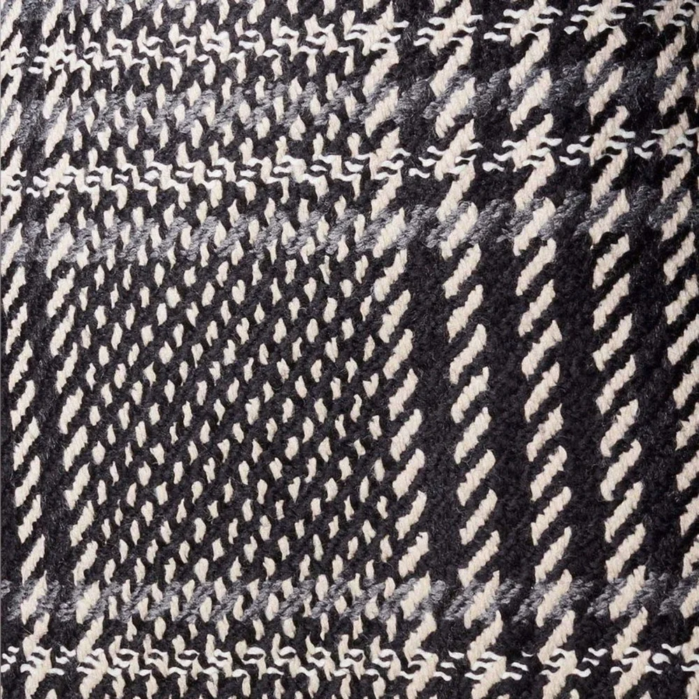 Karen Millen Monochrome Plaid Mini Skirt Black & White Plaid Size 8 wool blend - Picture 14 of 17
